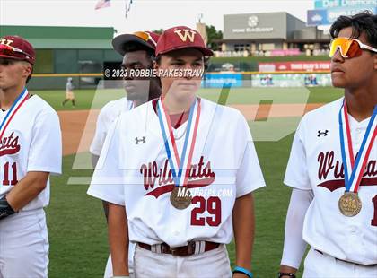 Thumbnail 3 in Cypress Woods vs. Flower Mound (UIL 6A Baseball State Semifinal Medal Ceremony) photogallery.