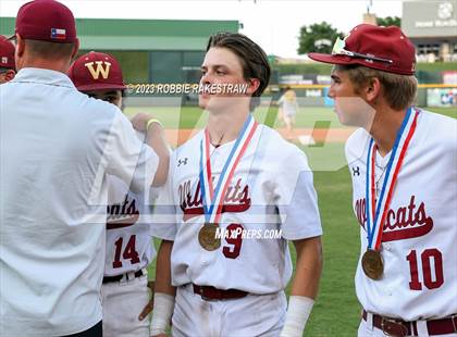 Thumbnail 2 in Cypress Woods vs. Flower Mound (UIL 6A Baseball State Semifinal Medal Ceremony) photogallery.