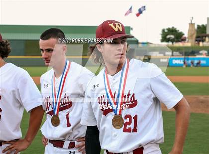 Thumbnail 3 in Cypress Woods vs. Flower Mound (UIL 6A Baseball State Semifinal Medal Ceremony) photogallery.