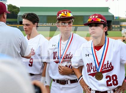 Thumbnail 1 in Cypress Woods vs. Flower Mound (UIL 6A Baseball State Semifinal Medal Ceremony) photogallery.