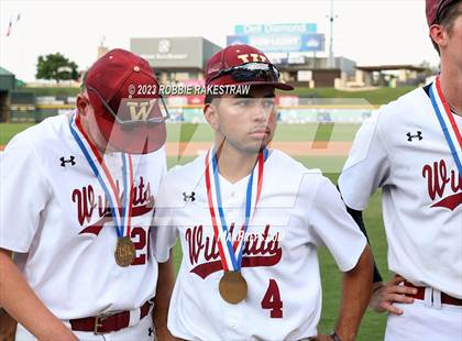 Thumbnail 2 in Cypress Woods vs. Flower Mound (UIL 6A Baseball State Semifinal Medal Ceremony) photogallery.