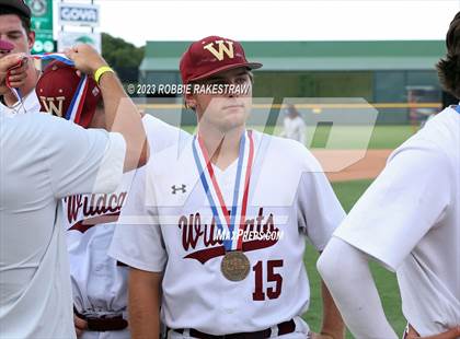 Thumbnail 2 in Cypress Woods vs. Flower Mound (UIL 6A Baseball State Semifinal Medal Ceremony) photogallery.