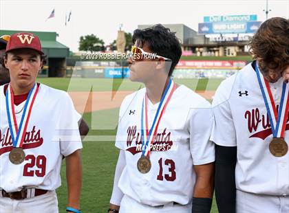 Thumbnail 2 in Cypress Woods vs. Flower Mound (UIL 6A Baseball State Semifinal Medal Ceremony) photogallery.