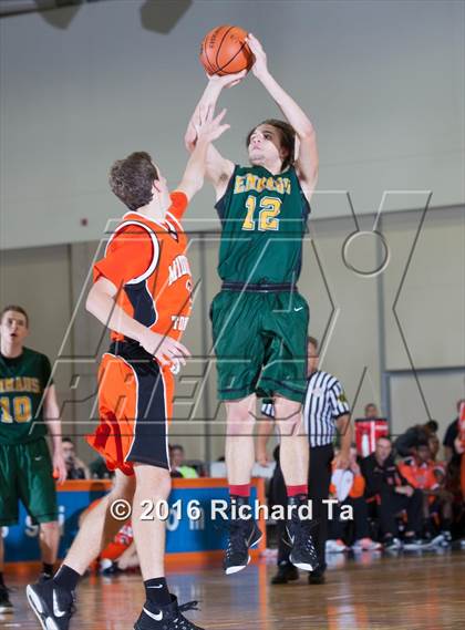 Thumbnail 2 in Emmaus vs Middle Township (Boardwalk Basketball Classic) photogallery.