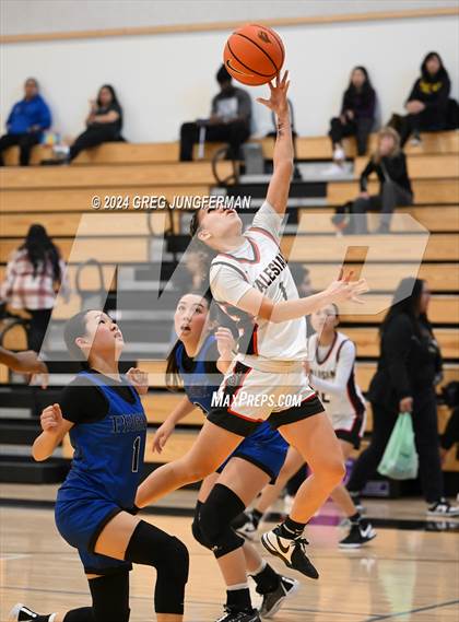 Thumbnail 1 in Priory vs. Salesian College Preparatory (Bishop O'Dowd MLK Classic) photogallery.