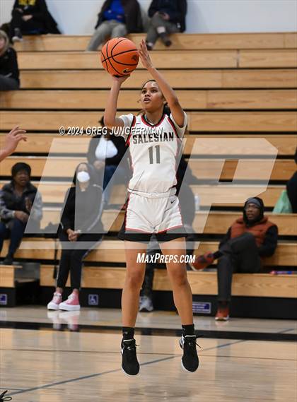Thumbnail 1 in Priory vs. Salesian College Preparatory (Bishop O'Dowd MLK Classic) photogallery.