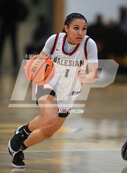Thumbnail 2 in Priory vs. Salesian College Preparatory (Bishop O'Dowd MLK Classic) photogallery.