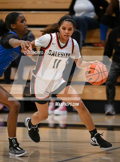 Thumbnail 3 in Priory vs. Salesian College Preparatory (Bishop O'Dowd MLK Classic) photogallery.