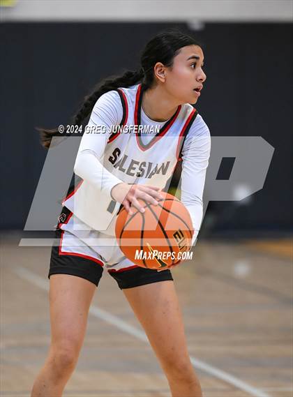 Thumbnail 1 in Priory vs. Salesian College Preparatory (Bishop O'Dowd MLK Classic) photogallery.