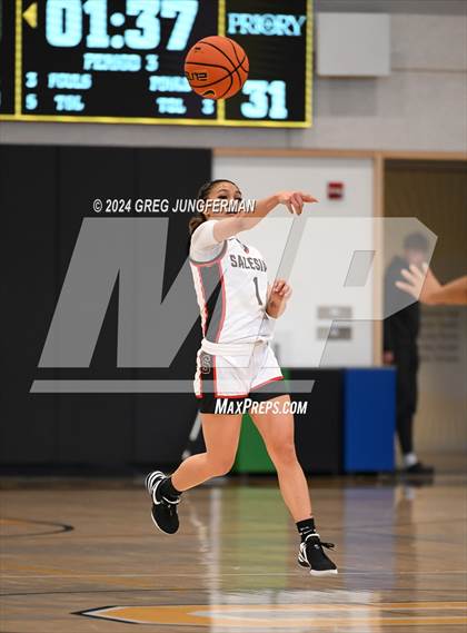 Thumbnail 1 in Priory vs. Salesian College Preparatory (Bishop O'Dowd MLK Classic) photogallery.
