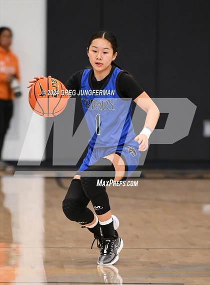 Thumbnail 1 in Priory vs. Salesian College Preparatory (Bishop O'Dowd MLK Classic) photogallery.