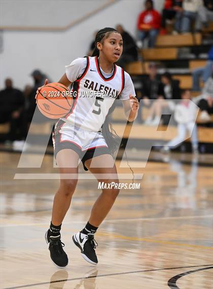 Thumbnail 2 in Priory vs. Salesian College Preparatory (Bishop O'Dowd MLK Classic) photogallery.