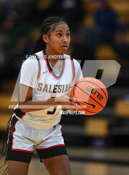 Thumbnail 2 in Priory vs. Salesian College Preparatory (Bishop O'Dowd MLK Classic) photogallery.