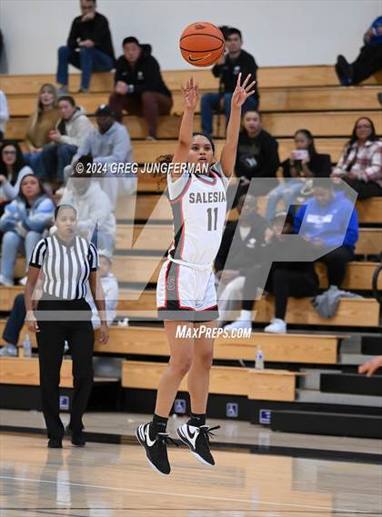 Thumbnail 1 in Priory vs. Salesian College Preparatory (Bishop O'Dowd MLK Classic) photogallery.