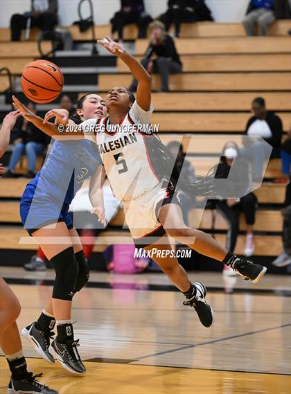 Thumbnail 3 in Priory vs. Salesian College Preparatory (Bishop O'Dowd MLK Classic) photogallery.