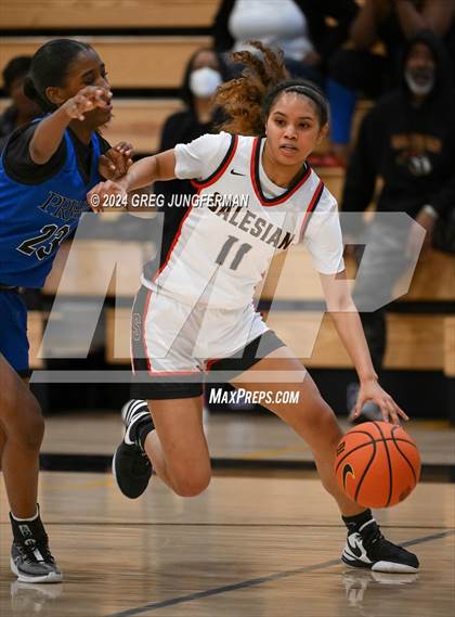 Thumbnail 1 in Priory vs. Salesian College Preparatory (Bishop O'Dowd MLK Classic) photogallery.
