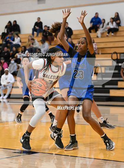 Thumbnail 2 in Priory vs. Salesian College Preparatory (Bishop O'Dowd MLK Classic) photogallery.