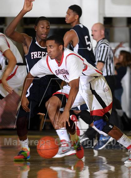 Thumbnail 2 in Freedom vs. Salesian (Gridley Invitational Basketball Tournament) photogallery.