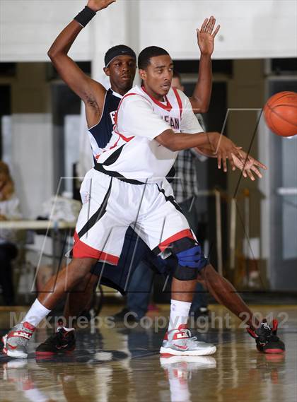 Thumbnail 2 in Freedom vs. Salesian (Gridley Invitational Basketball Tournament) photogallery.