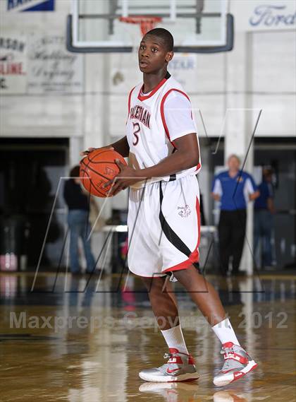 Thumbnail 1 in Freedom vs. Salesian (Gridley Invitational Basketball Tournament) photogallery.