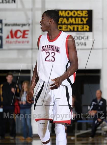 Thumbnail 1 in Freedom vs. Salesian (Gridley Invitational Basketball Tournament) photogallery.