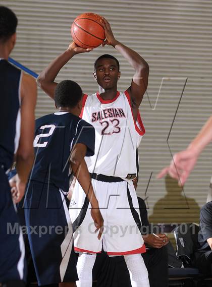 Thumbnail 1 in Freedom vs. Salesian (Gridley Invitational Basketball Tournament) photogallery.