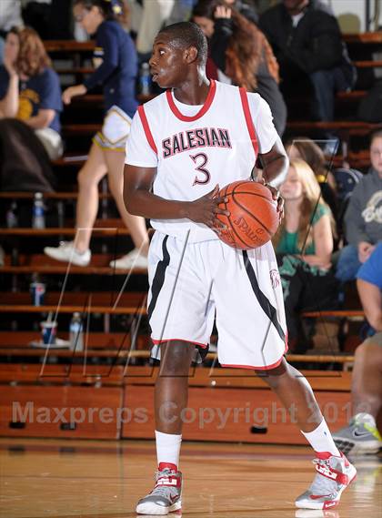 Thumbnail 3 in Freedom vs. Salesian (Gridley Invitational Basketball Tournament) photogallery.