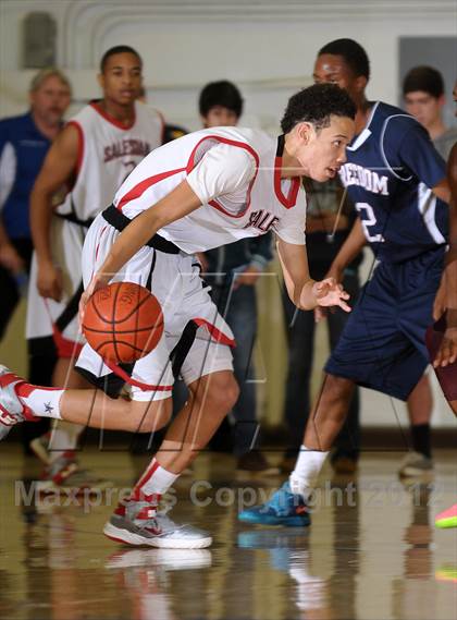 Thumbnail 1 in Freedom vs. Salesian (Gridley Invitational Basketball Tournament) photogallery.