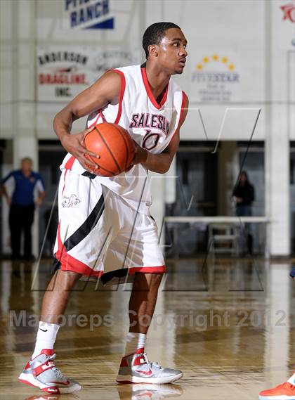 Thumbnail 2 in Freedom vs. Salesian (Gridley Invitational Basketball Tournament) photogallery.