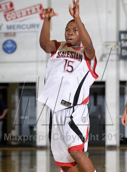 Thumbnail 3 in Freedom vs. Salesian (Gridley Invitational Basketball Tournament) photogallery.