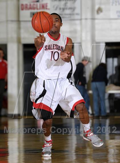 Thumbnail 1 in Freedom vs. Salesian (Gridley Invitational Basketball Tournament) photogallery.
