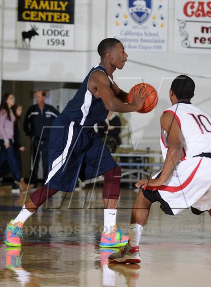 Thumbnail 2 in Freedom vs. Salesian (Gridley Invitational Basketball Tournament) photogallery.