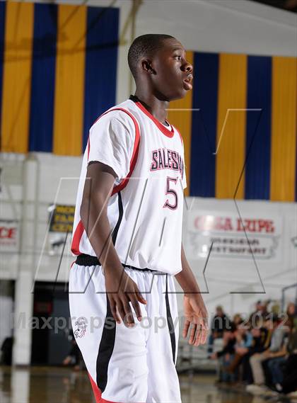 Thumbnail 2 in Freedom vs. Salesian (Gridley Invitational Basketball Tournament) photogallery.