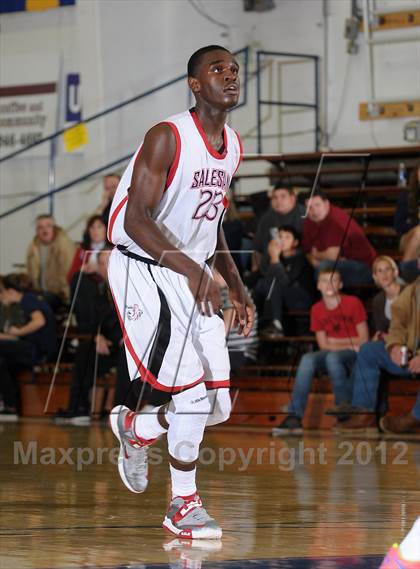 Thumbnail 3 in Freedom vs. Salesian (Gridley Invitational Basketball Tournament) photogallery.