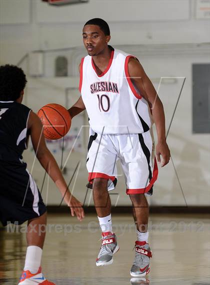 Thumbnail 3 in Freedom vs. Salesian (Gridley Invitational Basketball Tournament) photogallery.