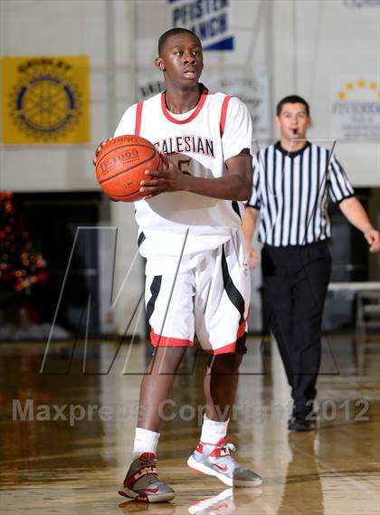 Thumbnail 1 in Freedom vs. Salesian (Gridley Invitational Basketball Tournament) photogallery.