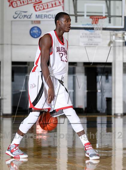 Thumbnail 3 in Freedom vs. Salesian (Gridley Invitational Basketball Tournament) photogallery.