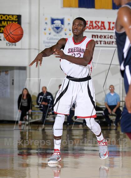 Thumbnail 1 in Freedom vs. Salesian (Gridley Invitational Basketball Tournament) photogallery.