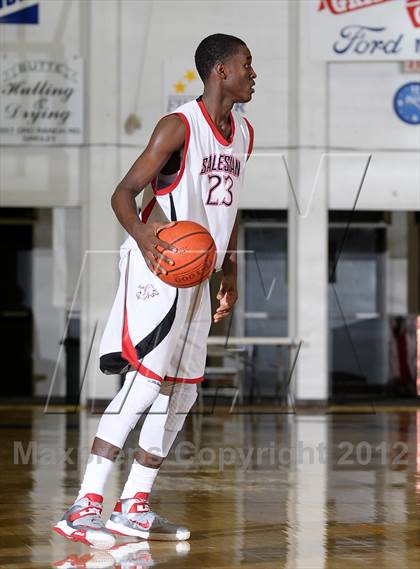 Thumbnail 2 in Freedom vs. Salesian (Gridley Invitational Basketball Tournament) photogallery.