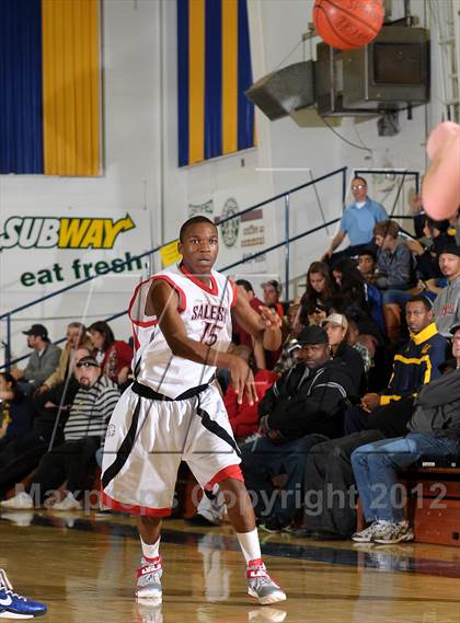 Thumbnail 2 in Freedom vs. Salesian (Gridley Invitational Basketball Tournament) photogallery.