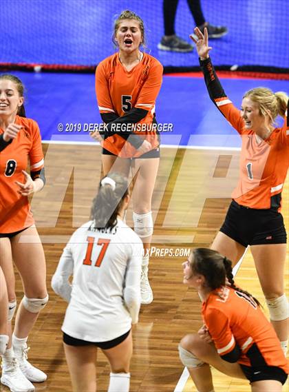 Thumbnail 3 in Lewis-Palmer vs Pueblo West (CHSAA 4A Pool Play) photogallery.