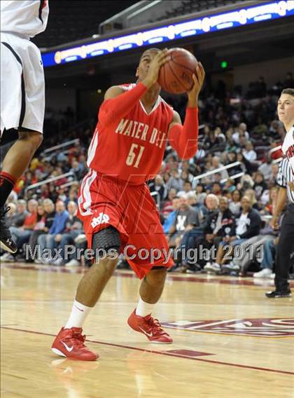 Thumbnail 1 in Mater Dei vs. Centennial (CIF SoCal D1 Regional Final) photogallery.