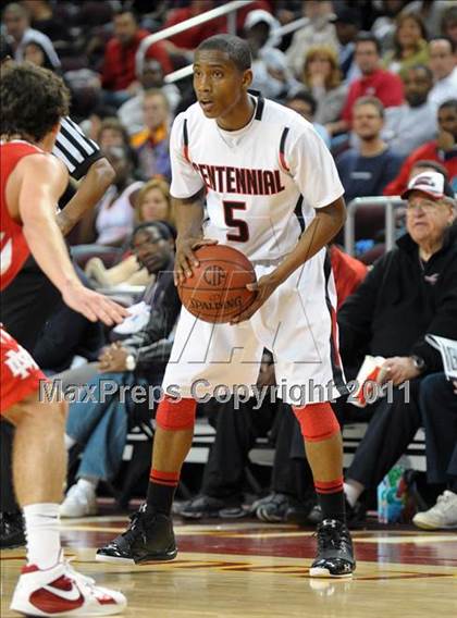 Thumbnail 1 in Mater Dei vs. Centennial (CIF SoCal D1 Regional Final) photogallery.