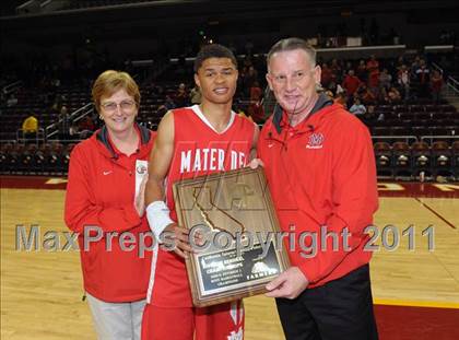 Thumbnail 2 in Mater Dei vs. Centennial (CIF SoCal D1 Regional Final) photogallery.