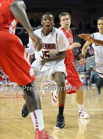 Thumbnail 1 in Mater Dei vs. Centennial (CIF SoCal D1 Regional Final) photogallery.