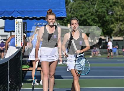 Thumbnail 1 in Knippa vs Nueces Canyon (UIL 1A Girls Doubles State Finals) photogallery.