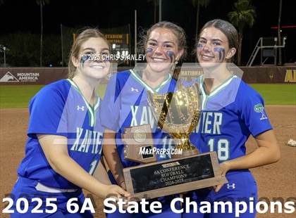 Thumbnail 3 in Queen Creek vs. Xavier College Prep (AIA 6A Final Awards) photogallery.