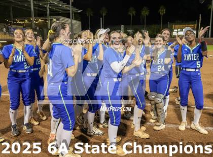 Thumbnail 3 in Queen Creek vs. Xavier College Prep (AIA 6A Final Awards) photogallery.