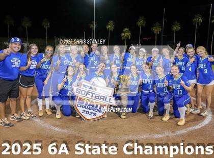Thumbnail 1 in Queen Creek vs. Xavier College Prep (AIA 6A Final Awards) photogallery.