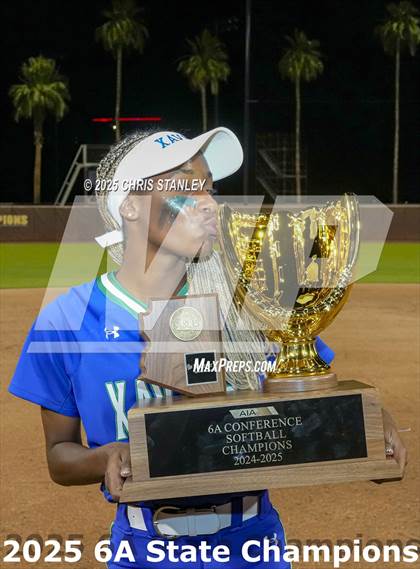Thumbnail 2 in Queen Creek vs. Xavier College Prep (AIA 6A Final Awards) photogallery.